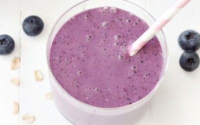 Oatmeal Blueberry Smoothie