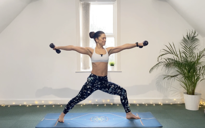 Yoga Flow with Dumbbells