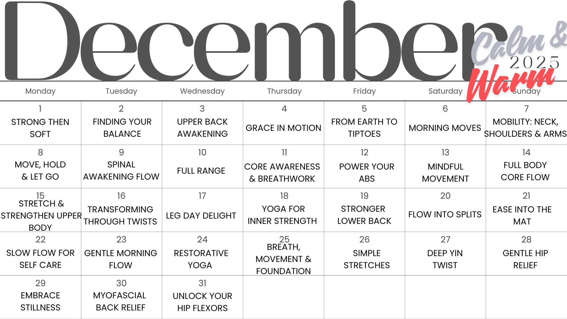 December